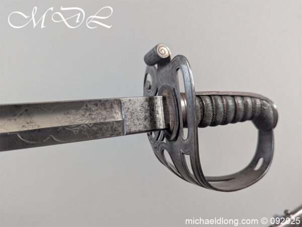 British St Georges Rifles Officers Sword - Image 4