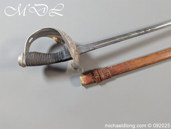 British 1912 Presentation Officers Sword - Regt Segt Major G Hudgell DSO - DCM - Image 34