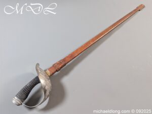 British 1912 Presentation Officers Sword - Regt Segt Major G Hudgell DSO - DCM