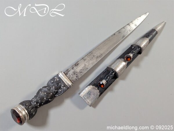Edwardian Silver Mounted Dress Dirk