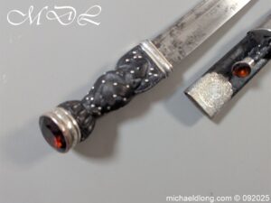 Alternative view of Edwardian Silver Mounted Dress Dirk