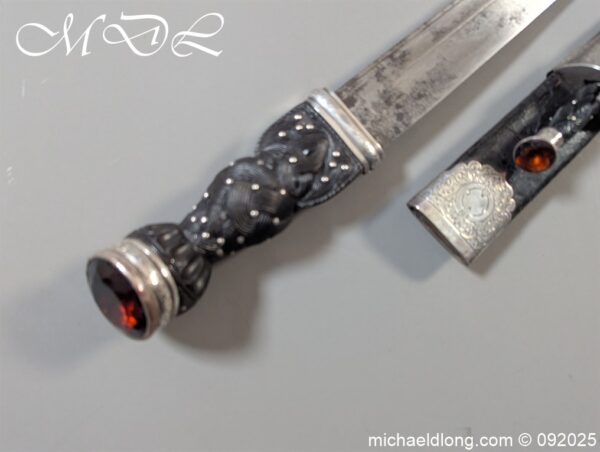 Edwardian Silver Mounted Dress Dirk - Image 2