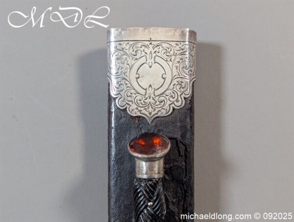 Edwardian Silver Mounted Dress Dirk - Image 29