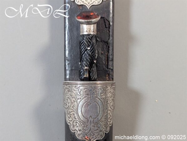 Edwardian Silver Mounted Dress Dirk - Image 28