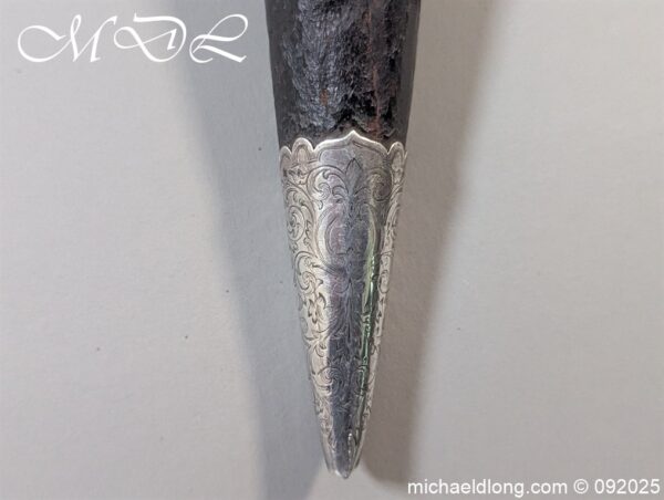Edwardian Silver Mounted Dress Dirk - Image 26