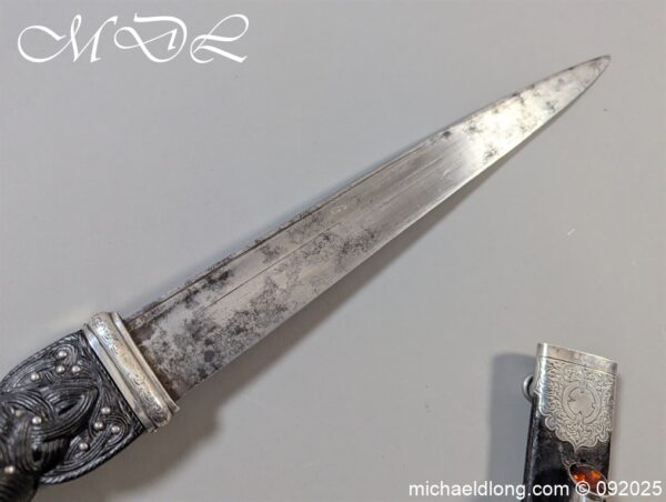 Edwardian Silver Mounted Dress Dirk - Image 25