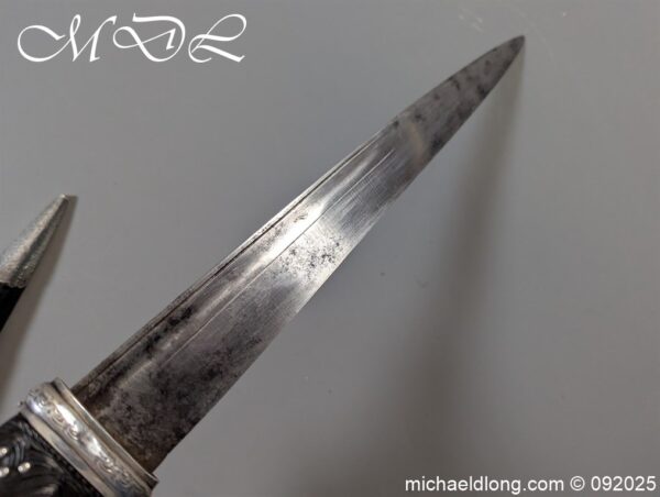 Edwardian Silver Mounted Dress Dirk - Image 22