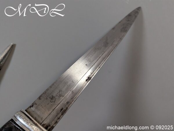 Edwardian Silver Mounted Dress Dirk - Image 21