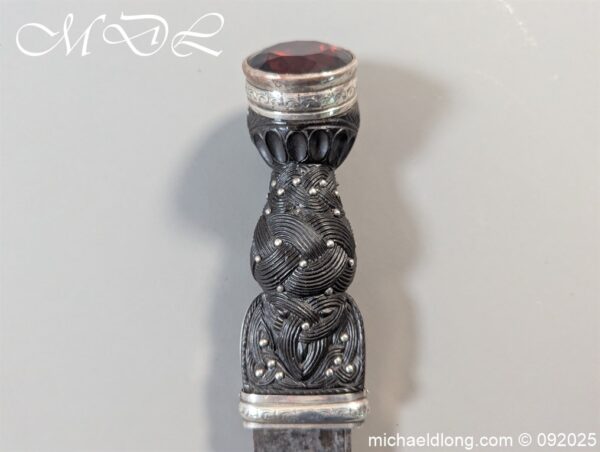 Edwardian Silver Mounted Dress Dirk - Image 20