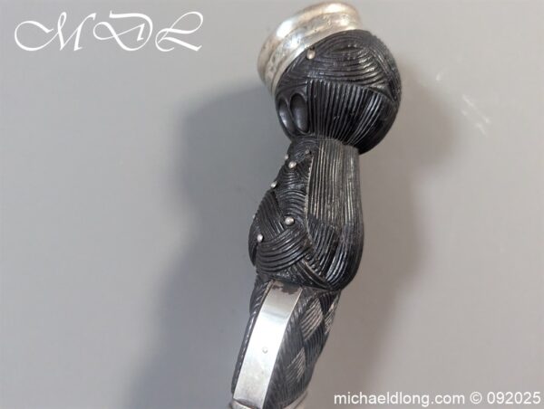Edwardian Silver Mounted Dress Dirk - Image 15