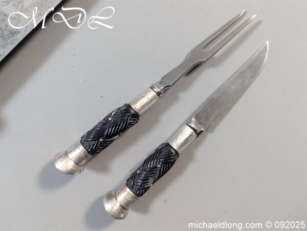 Edwardian Silver Mounted Dress Dirk - Image 9