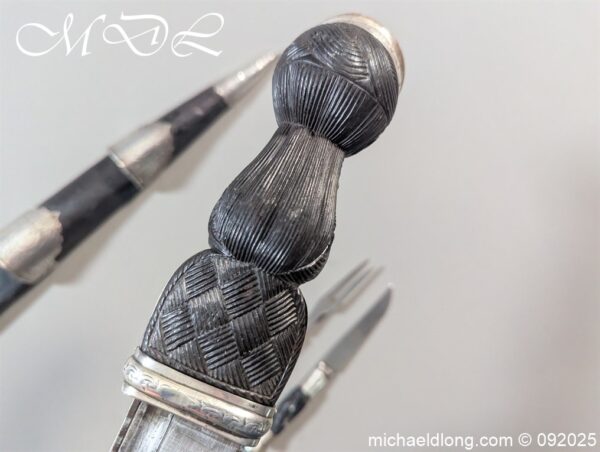 Edwardian Silver Mounted Dress Dirk - Image 7