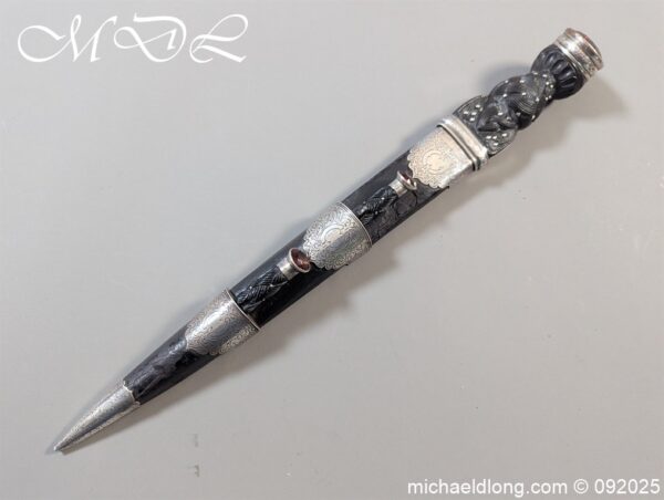 Edwardian Silver Mounted Dress Dirk