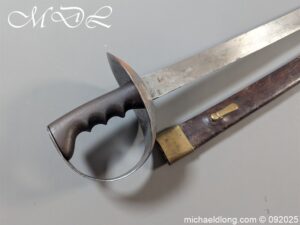 Alternative view of Georgian Naval Boarding Cutlass