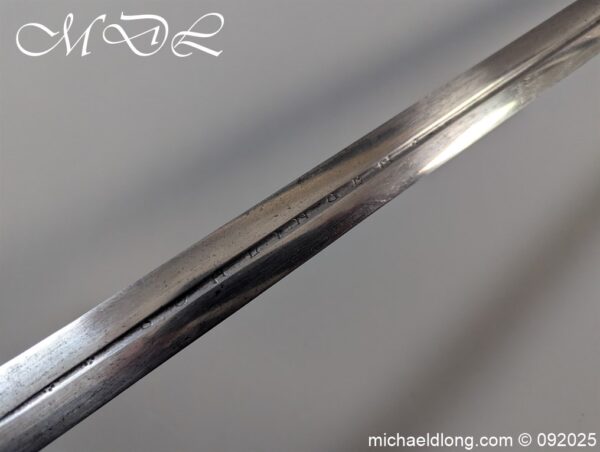 British Heavy Cavalry Officers Dress Sword 1796 - Image 17