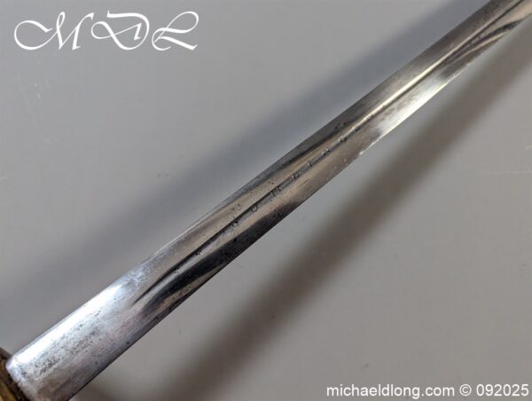 British Heavy Cavalry Officers Dress Sword 1796 - Image 14