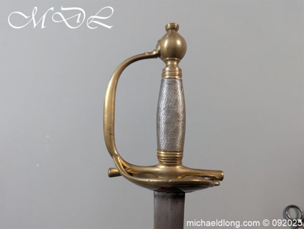 British Heavy Cavalry Officers Dress Sword 1796 - Image 11