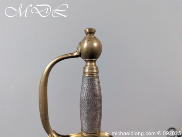British Heavy Cavalry Officers Dress Sword 1796 - Image 9