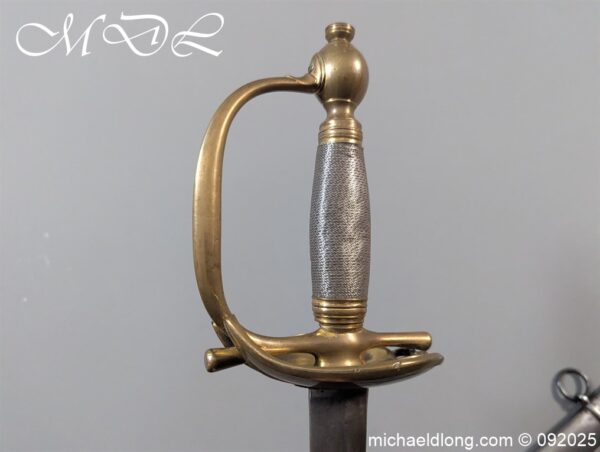 British Heavy Cavalry Officers Dress Sword 1796 - Image 8
