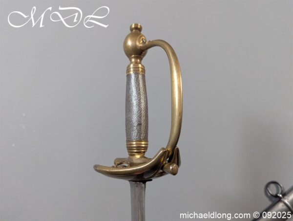 British Heavy Cavalry Officers Dress Sword 1796 - Image 7