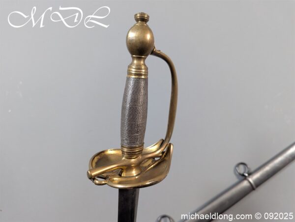 British Heavy Cavalry Officers Dress Sword 1796 - Image 5