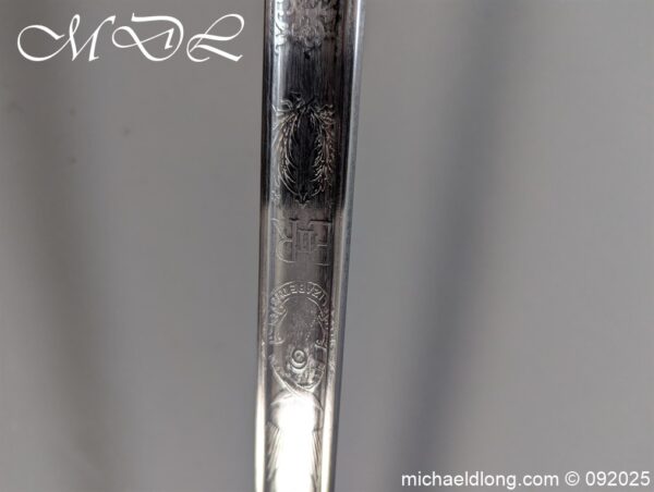 British 6th Gurkha Rifles Officers Sword ER 2 by Wilkinson - Image 12