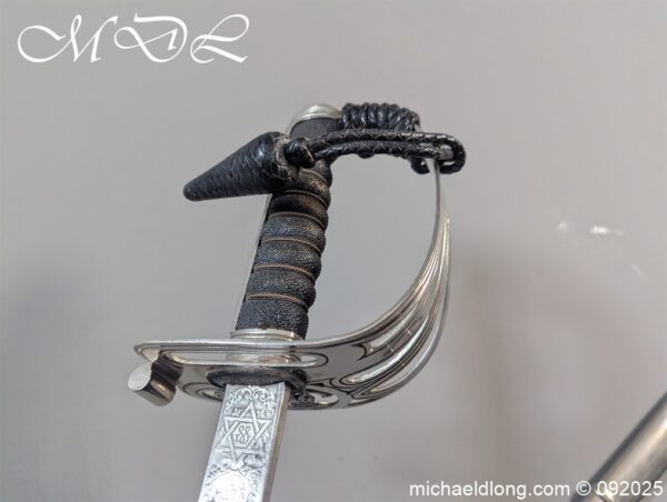 British 6th Gurkha Rifles Officers Sword ER 2 by Wilkinson - Image 7