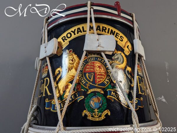Royal Marines ER 2 Parade Drum - Image 14