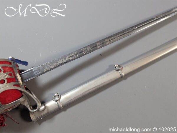 Scottish ER 2 Seaforth Highlanders Officers Sword - Image 32