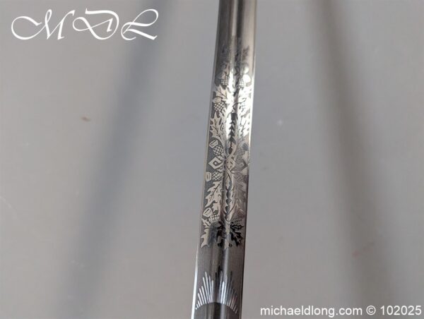 Scottish ER 2 Seaforth Highlanders Officers Sword - Image 20
