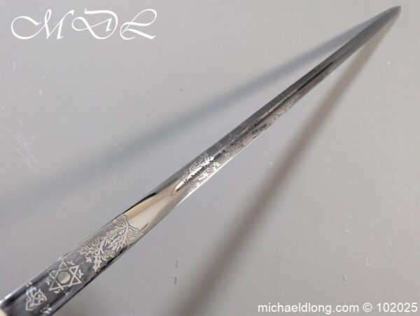 Scottish ER 2 Seaforth Highlanders Officers Sword - Image 17