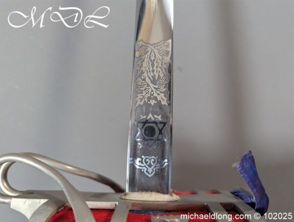 Scottish ER 2 Seaforth Highlanders Officers Sword - Image 16
