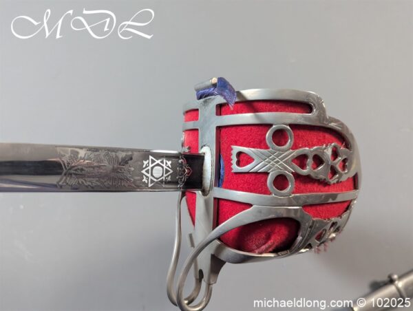 Scottish ER 2 Seaforth Highlanders Officers Sword - Image 4