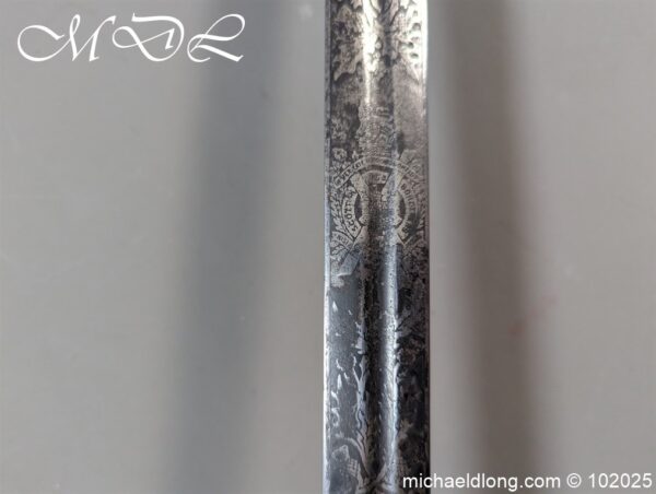 Kings Own Scottish Borderers Officers Sword - Image 16