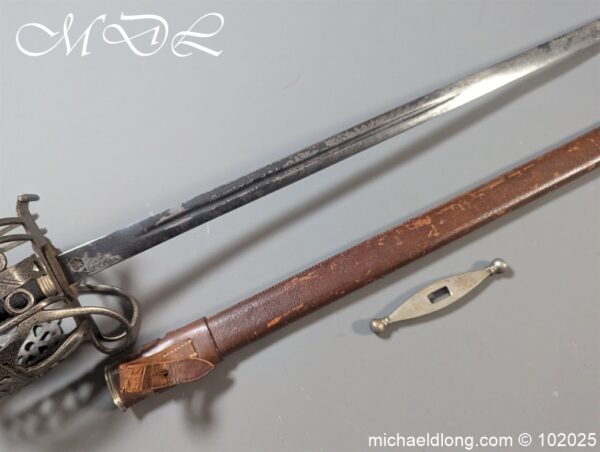 Kings Own Scottish Borderers Officers Sword - Image 28