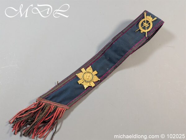 Royal Company of Archers Full Dress Sash
