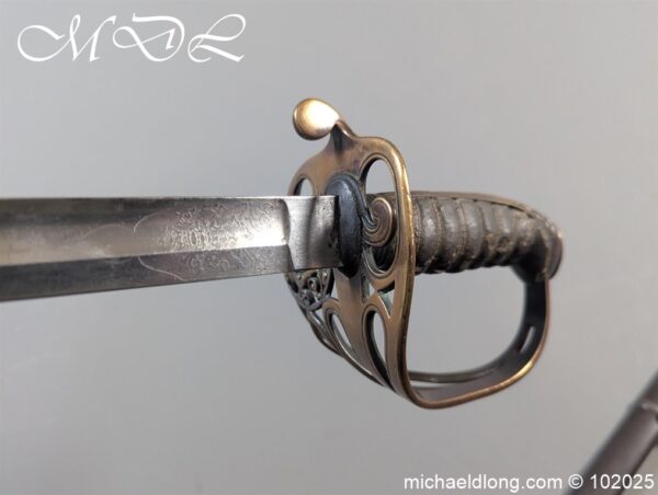 British Victorian Infantry Officer Sword - Image 4