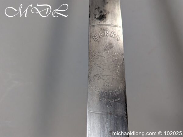 Victorian Berkshire Constabulary Police Sword - Image 15