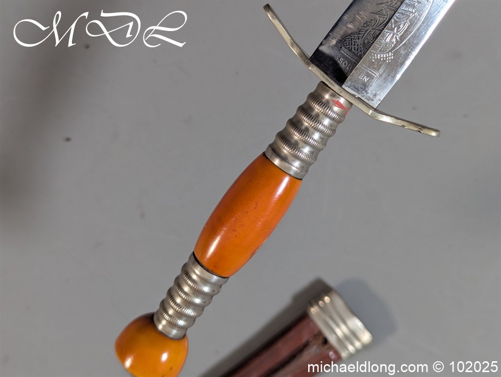 Continental Naval Dirk 19th Century - Image 7