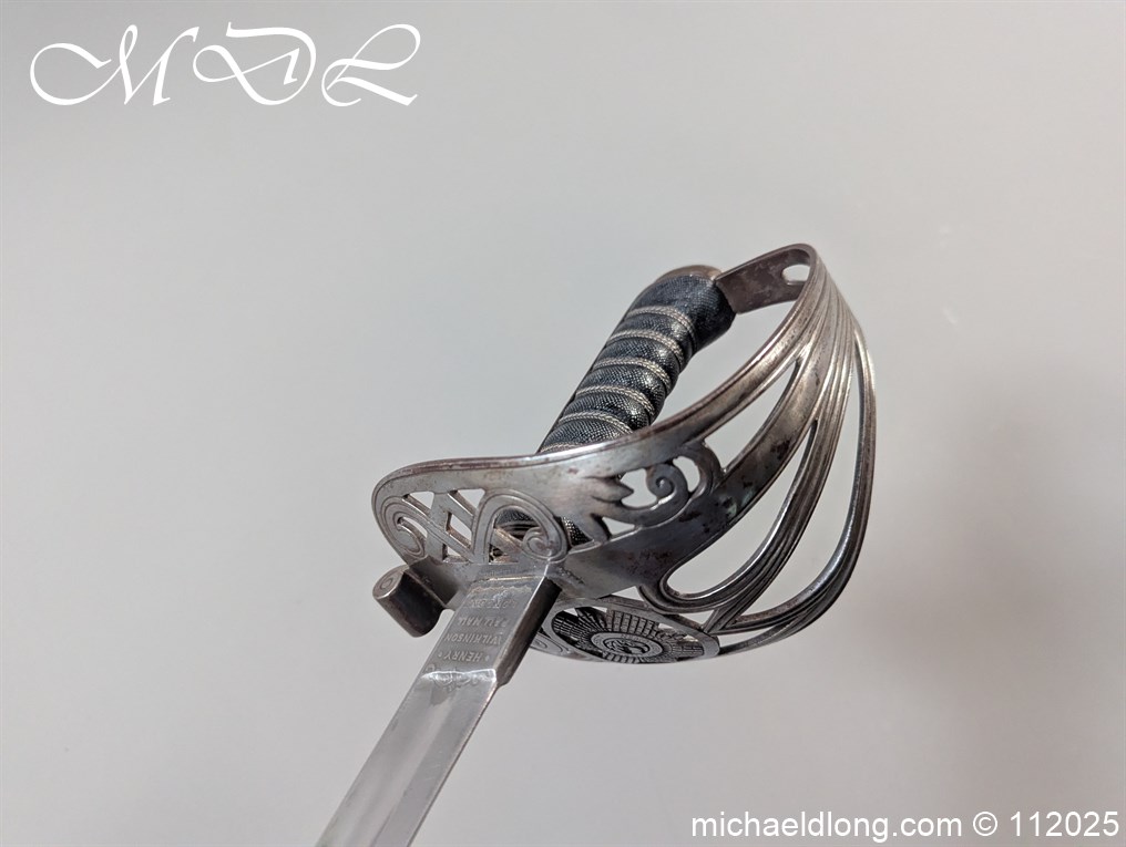 Victorian Scots Fusiliers Officers Sword by Wilkinson - Image 10