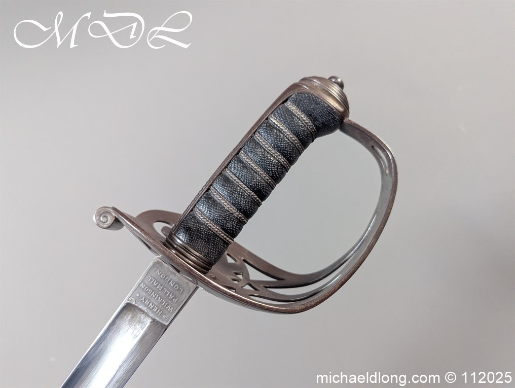 Victorian Scots Fusiliers Officers Sword by Wilkinson - Image 9