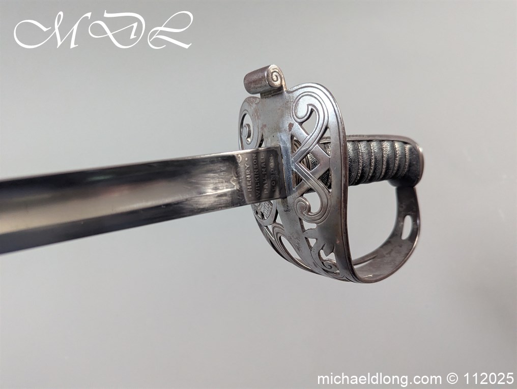 Victorian Scots Fusiliers Officers Sword by Wilkinson - Image 6