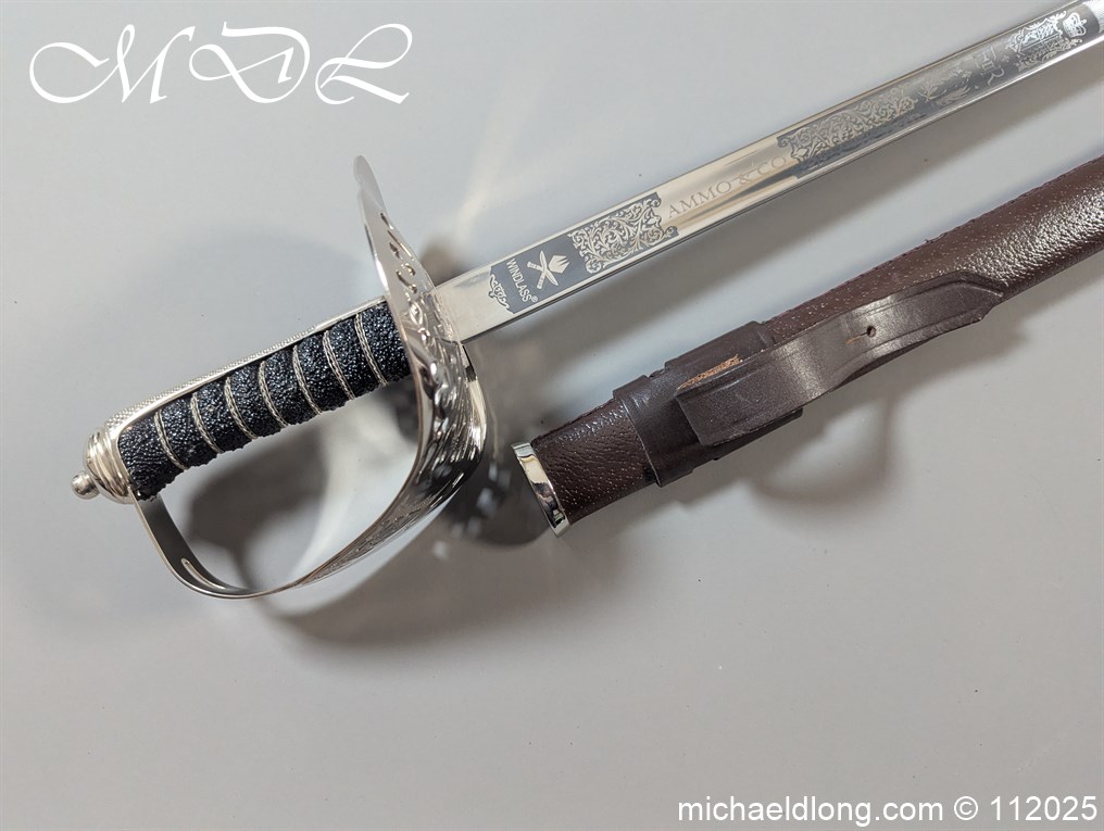 British ER 2 Royal Marines Officers Sword - Image 2