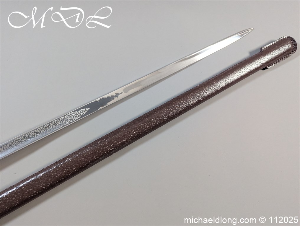 British ER 2 Royal Marines Officers Sword - Image 30