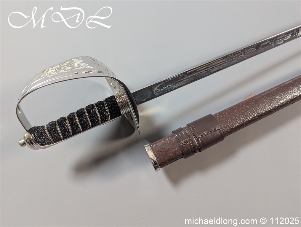 British ER 2 Royal Marines Officers Sword - Image 28