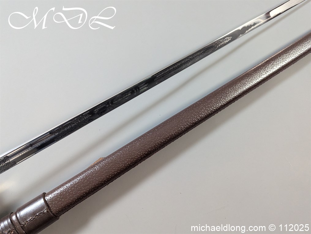 British ER 2 Royal Marines Officers Sword - Image 27