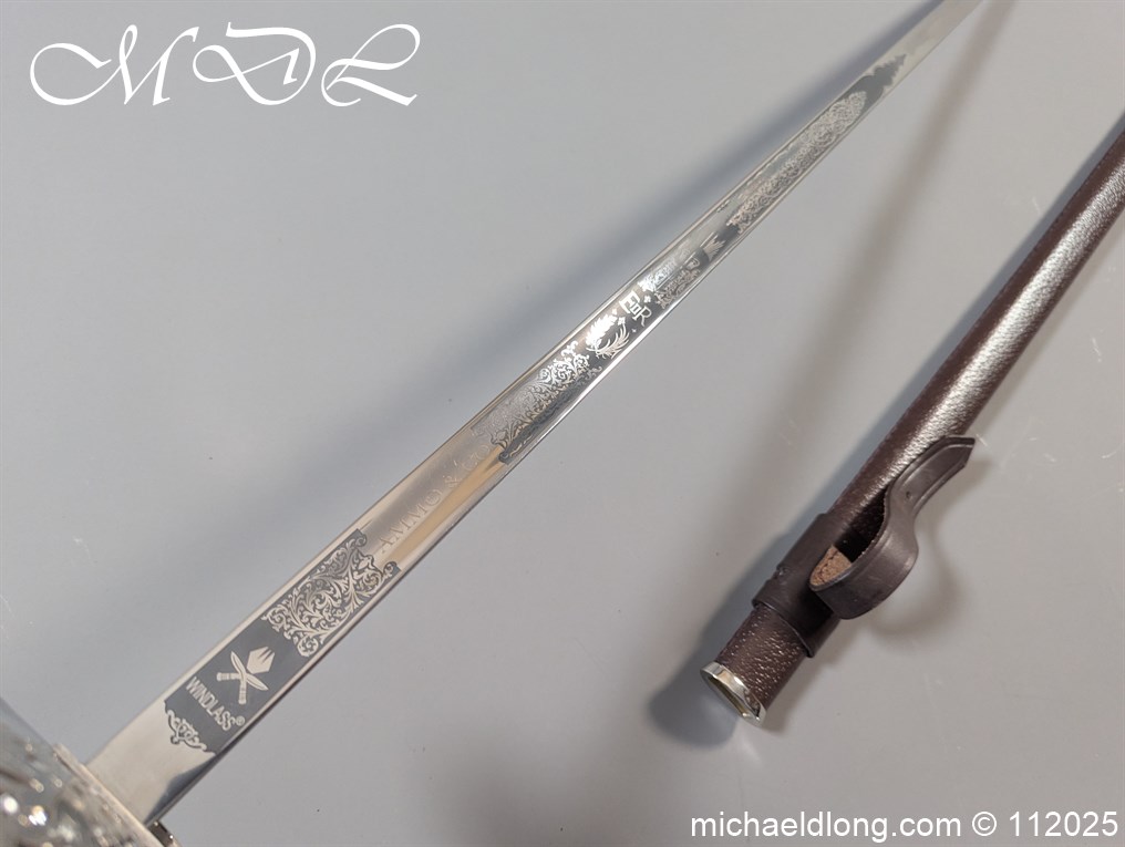 British ER 2 Royal Marines Officers Sword - Image 24