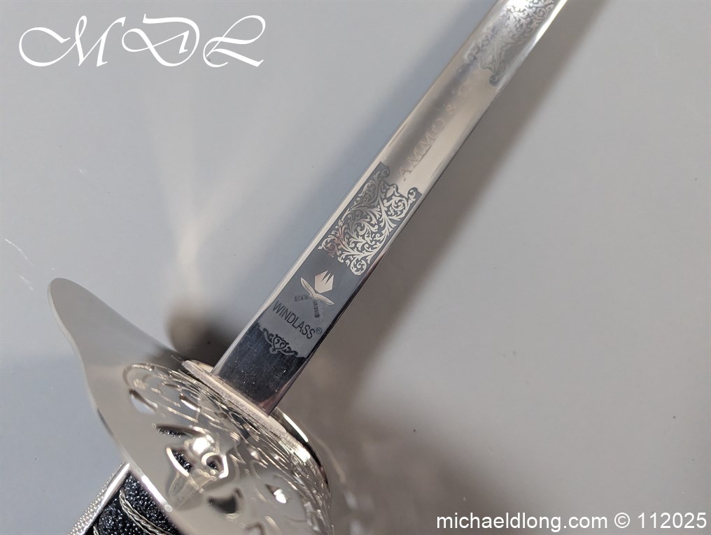 British ER 2 Royal Marines Officers Sword - Image 23