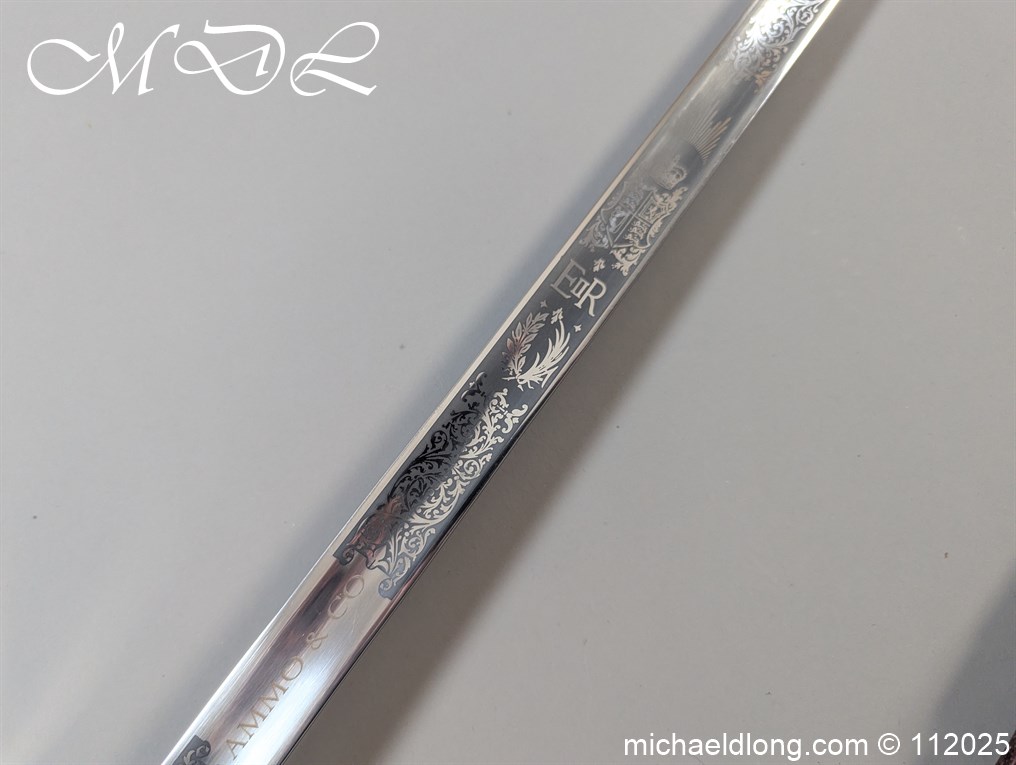 British ER 2 Royal Marines Officers Sword - Image 22