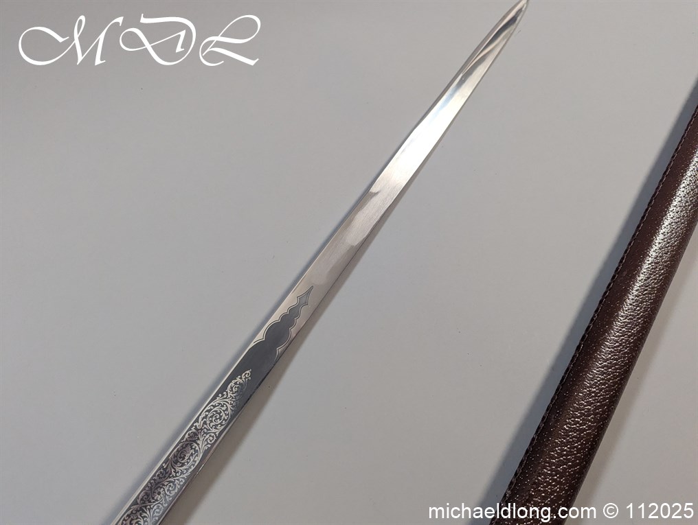 British ER 2 Royal Marines Officers Sword - Image 20
